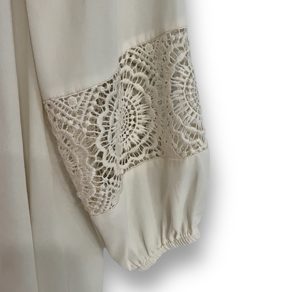 Eat. 1946 Small Crochet Boho Silky Top - Picture 5 of 6